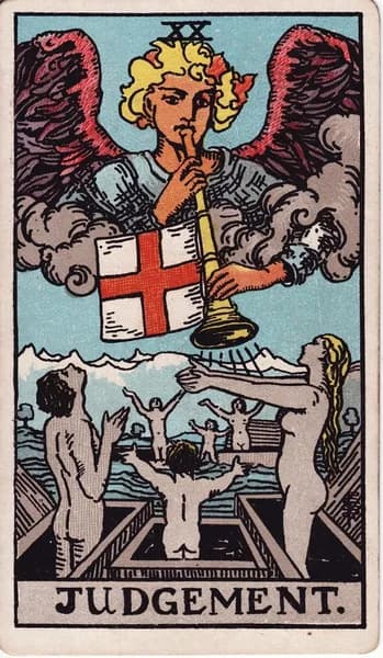 Carta dei tarocchi Rider–Waite–Smith: Il Giudizio
